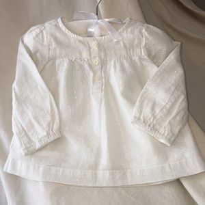 Shimmery Baby Gap blouse, size 12-18 mos.